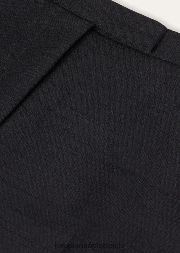 Hosen auslassen Frauen Loro Piana PFZFT4302 Kleidung schwarz (8000)