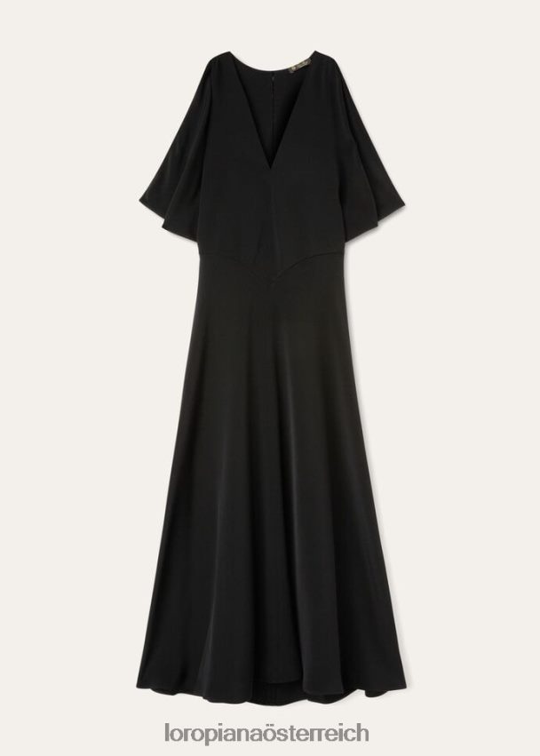 Milena-Kleid Frauen Loro Piana PFZFT4253 Kleidung schwarz (8000)