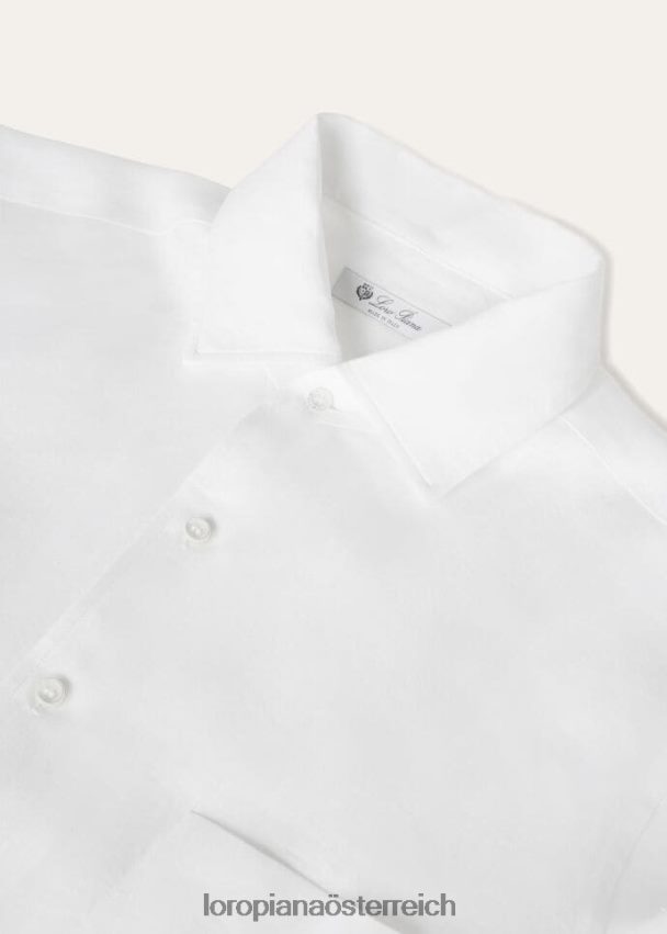 Andre-Shirt Männer Loro Piana PFZFT41048 Kleidung optisches Weiß (1005)