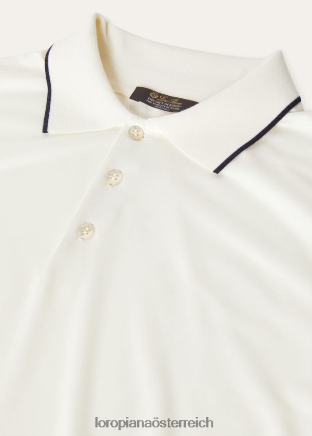 Gok-Poloshirt Männer Loro Piana PFZFT41109 Kleidung weiß (1000)